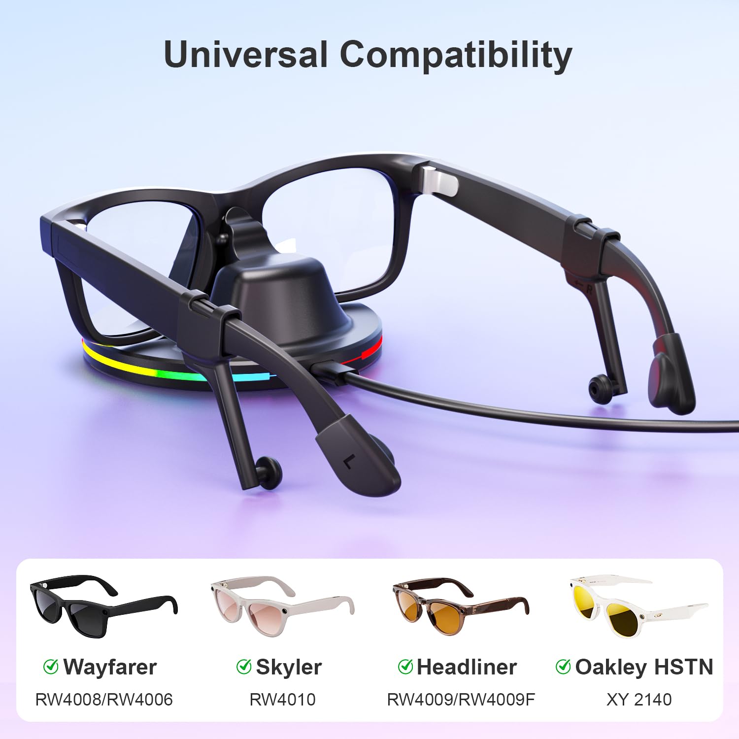 Amazon.co.jp: Ray-Ban Metaスマートグラス用充電スタンド Wayfarer